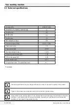 Preview for 8 page of Beko WASH814DW User Manual