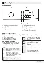 Preview for 19 page of Beko WASH814DW User Manual