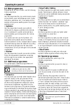 Preview for 20 page of Beko WASH814DW User Manual