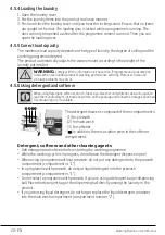 Preview for 20 page of Beko WB 963446B User Manual