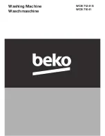 Beko WCB 71041 User Manual preview