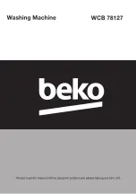Beko WCB 78127 Operating Instructions Manual preview