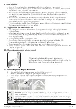 Preview for 37 page of Beko WCX71232W User Manual