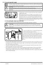 Preview for 38 page of Beko WCX71232W User Manual