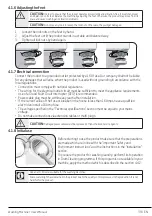 Preview for 39 page of Beko WCX71232W User Manual