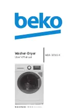 Beko WDA 105614 User Manual preview