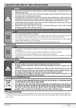 Preview for 5 page of Beko WDA 105614 User Manual