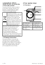 Preview for 8 page of Beko WDB7425R2W User Manual