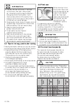 Preview for 15 page of Beko WDB7425R2W User Manual