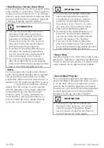 Preview for 22 page of Beko WDB7425R2W User Manual