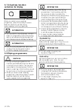 Preview for 25 page of Beko WDB7425R2W User Manual