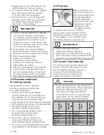 Preview for 14 page of Beko WDB7426R1B User Manual