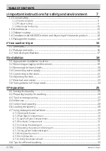 Preview for 4 page of Beko WDIC7523002 User Manual