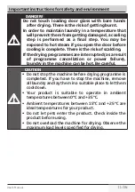 Preview for 11 page of Beko WDIC7523002 User Manual