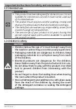 Preview for 13 page of Beko WDIC7523002 User Manual