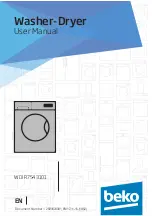 Beko WDIR7543101 User Manual предпросмотр