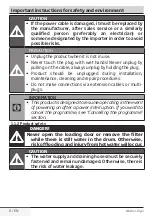 Preview for 8 page of Beko WDJ7523023W User Manual