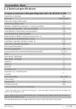 Preview for 17 page of Beko WDJ7523023W User Manual