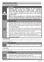 Preview for 45 page of Beko WDJ7523023W User Manual