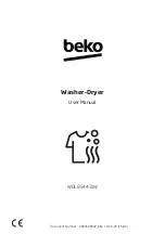 Beko WDL854431W User Manual preview