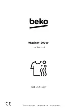 Preview for 1 page of Beko WDL854431W User Manual