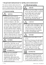 Preview for 3 page of Beko WDL854431W User Manual