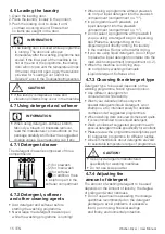 Preview for 15 page of Beko WDL854431W User Manual