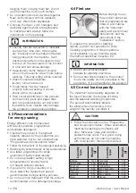 Preview for 14 page of Beko WDR8540121W User Manual