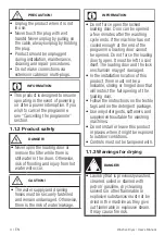 Preview for 4 page of Beko WDR8543121W User Manual