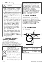 Preview for 7 page of Beko WDR8543121W User Manual