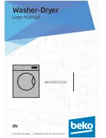 Предварительный просмотр 1 страницы Beko WDX8543130G User Manual