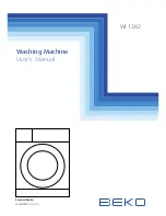 Beko WI 1382 User Manual preview