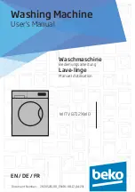 Beko WITV 8712 XW0 User Manual предпросмотр