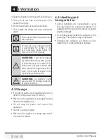 Preview for 10 page of Beko WKD6246W User Manual