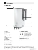 Preview for 35 page of Beko WKD6246W User Manual