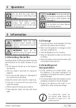 Preview for 11 page of Beko WKM 8307 W User Manual