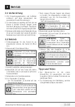 Preview for 15 page of Beko WKM4226R User Manual