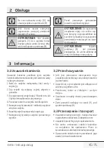 Preview for 45 page of Beko WKM4321B User Manual