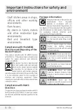 Preview for 8 page of Beko WKM4321W User Manual