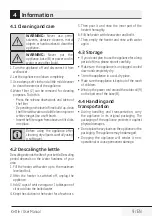 Preview for 9 page of Beko WKM6246W User Manual