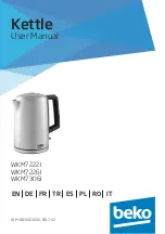 Preview for 1 page of Beko WKM7222I User Manual