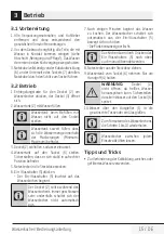 Preview for 15 page of Beko WKM7222I User Manual