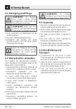 Preview for 16 page of Beko WKM7222I User Manual