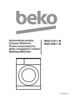 Beko WKN 51011 M Manual предпросмотр