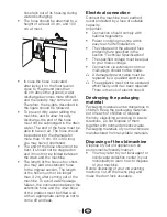 Preview for 11 page of Beko WM 5120 S Installation & Operating Instructions And Washing Guidance