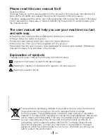 Preview for 2 page of Beko WM 6110 W Installation & Operating Instructions And Washing Guidance