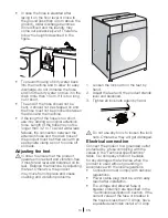 Preview for 10 page of Beko WM 6110 W Installation & Operating Instructions And Washing Guidance