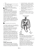 Preview for 11 page of Beko WM 6110 W Installation & Operating Instructions And Washing Guidance