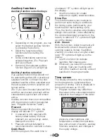 Предварительный просмотр 20 страницы Beko WM 6167 S Installation & Operating Instructions And Washing Guidance