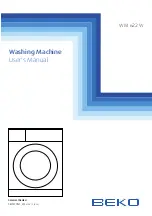 Beko WM 622 W User Manual preview